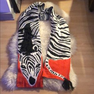 Large Zebra Scarf